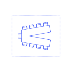 Layouts Meeting Conference Rooms V Shape Medium Icon Svg Vector, Free Vectors File